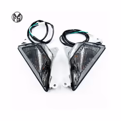 Front Turn Signal Indicator For KAWASAKI NINJA 250 300 400 650 1000 ZX6R - Smoke Bulb Light