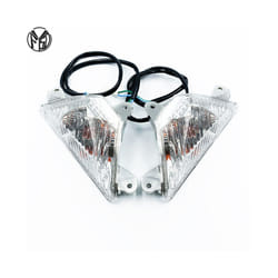 Front Turn Signal Indicator For KAWASAKI NINJA 250 300 400 650 1000 ZX6R - Clear Bulb Light