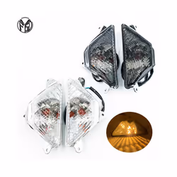 Front Turn Signal Indicator For KAWASAKI NINJA 250 300 400 650 1000 ZX6R - Clear Bulb Light