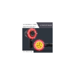 Spirit Beast-L11 Universal Motorcycle Turn Signal LED day-time&night-time - Red
