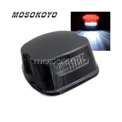Tail Light LED Rear Lamp License Plate Taillights Brake Stop Turn Signals - 711 smoke