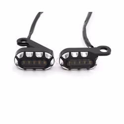 New Motorcycle LED Turn Signal Indicators Amber Running Lights Mini Lamp - F