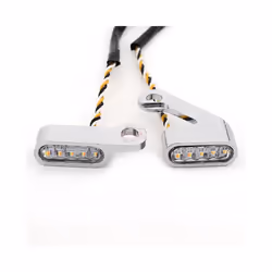New Motorcycle LED Turn Signal Indicators Amber Running Lights Mini Lamp - A