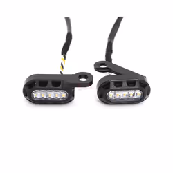 New Motorcycle LED Turn Signal Indicators Amber Running Lights Mini Lamp - D