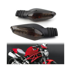 Motorcycle Turning Blinker Lamp Turn Signal Indicator Light For DUCATI - Smoken lens