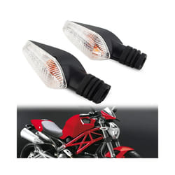 Motorcycle Turning Blinker Lamp Turn Signal Indicator Light For DUCATI - Clear lens