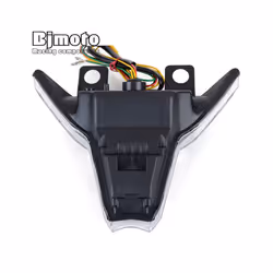 Z1000 Motorcycle LED Brake Stop Tail Light Indicator Integrated Turn Signal - clear