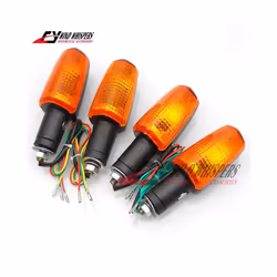 Motorcycle turn signal signaling lights Signal lamp For Honda CB400 SuperFour - 2 Pair
