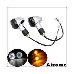 Motorcycle 3 in 1 Front Rear Turn Signals For Honda Suzuki Yamaha Kawasaki - 1 Pair Front
