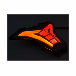 Rear Tail Light Back Brake Turn Signals Integrated Led Light For Kawasaki - Red Lens