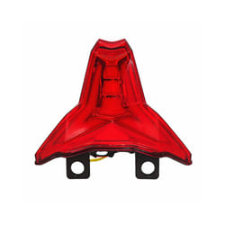 Rear Tail Light Back Brake Turn Signals Integrated Led Light For Kawasaki - Red Lens