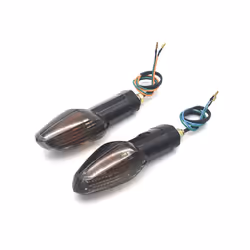 Motorcycle Front Rear Turn Signal Indicator Light For Honda CBR250R CBR - Smoke
