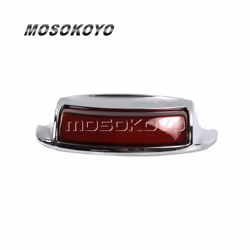 Fender Tip Rear LED Light Taillight Stop Lamp For Harley Touring Electra - smoke