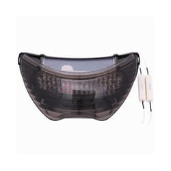 Motorcycle Rear Tail Light Brake Turn Signals Integrated LED Light For - Smoke Lens