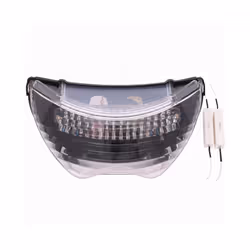 Motorcycle Rear Tail Light Brake Turn Signals Integrated LED Light For - Smoke Lens