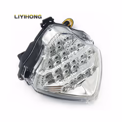 For Yamaha YZF R1 2004 2005 2006 Rear Tail Light Brake Turn Signals Integrated - Clear 2