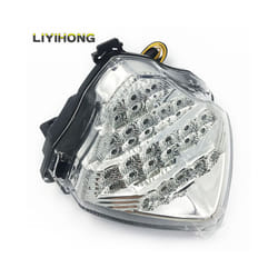 For Yamaha YZF R1 2004 2005 2006 Rear Tail Light Brake Turn Signals Integrated - Clear 2
