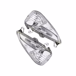 E-Mark Motorcycle Front Turn Signals Light Lens Cover for Honda CBF600S - Clear