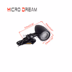 For Harley Honda Yamaha Suzuki Kawasaki Bobber Chopper Universal  Motorcycle - Chrome