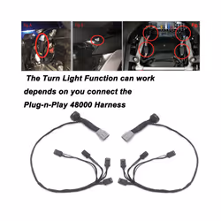 GoldWing GL 1800 Motorcycle Front Lighted Vent Trim LED Light Turn Signal - C