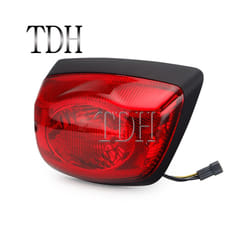Scooter Complete Taillight Rear Lamp Rim Trim Tail Brake Light for LX - matte black light