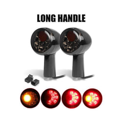 2Pcs Motorcycle Rear Turn Signal High Quality Aluminum LED Indicator Lamps - 2pcs Long Handle