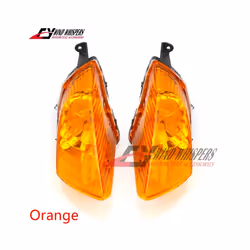 Front Turn Signals Blinker Indicator Winkers Light Housing Lens For Honda - Orange