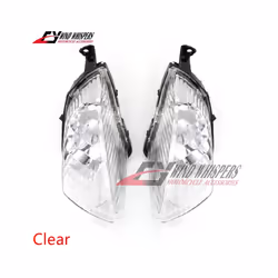 Front Turn Signals Blinker Indicator Winkers Light Housing Lens For Honda - Clear