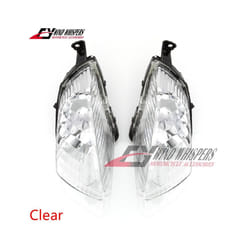 Front Turn Signals Blinker Indicator Winkers Light Housing Lens For Honda - Clear