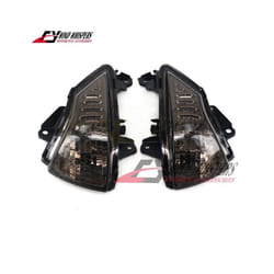 Front Turn Signals Blinker Indicator Winkers Light Housing Lens For Kawasaki - somke