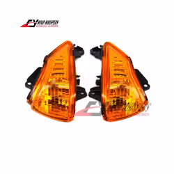 Front Turn Signals Blinker Indicator Winkers Light Housing Lens For Kawasaki - Orange