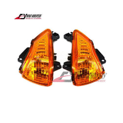 Front Turn Signals Blinker Indicator Winkers Light Housing Lens For Kawasaki - Orange