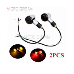 4pcs/2pcs Front Rear E4 Turn Signal Light LED 3 IN 1 Tail Brake Indicator - rear 3 in 1