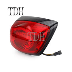 Scooter Complete Taillight Rear Lamp Rim Trim Tail Brake Light for LX - carbon taillight