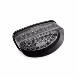 Motorcycle LED Rear Brake Signal Lamp TailLight For Honda CB250 CB600 - smoke