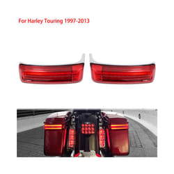 2xMotorcycle LED Saddlebag Turn Lamp Light Brake Run Light For Harley - LED Light 1997-2013
