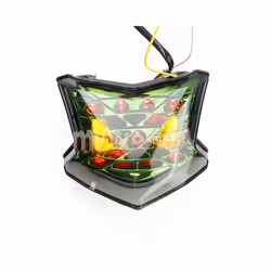 Integrated Rear LED Tail Light Turn Signal Indicator Lamp Fit For KAWASAKI - green