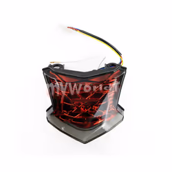 Integrated Rear LED Tail Light Turn Signal Indicator Lamp Fit For KAWASAKI - Red