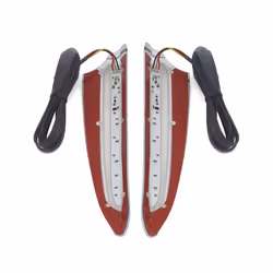 GoldWing GL 1800 Motorcycle Front Lighted Vent Trim LED Light Turn Signal - B