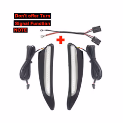 GoldWing GL 1800 Motorcycle Front Lighted Vent Trim LED Light Turn Signal - A