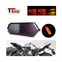 YZF R1 R6 2020 2021 2022 Motorcycle LED Tail Light Integrated Turn Signals - Smoke