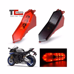 YZF R1 R6 2020 2021 2022 Motorcycle LED Tail Light Integrated Turn Signals - Red