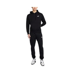 NIKE Club Mens Fleece Full Tracksuits Set - Black, L