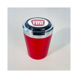 Ashtrays Car cigarette ashtray cup with lid with LED light portable detachable - Red