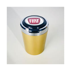 Ashtrays Car cigarette ashtray cup with lid with LED light portable detachable - Gold