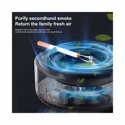 For Filtering Ash Tray Second-Hand Smoke From Cigarettes Remove - Gray