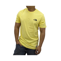 The North Face Mens Graphic TNF Logo T Shirts - Yellow, S