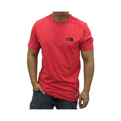 The North Face Mens Graphic TNF Logo T Shirts - Red, S