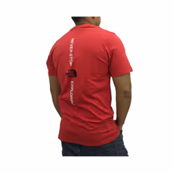 The North Face Mens Graphic TNF Logo T Shirts - Red, S