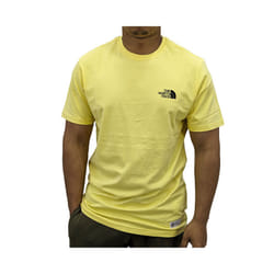 The North Face Mens Graphic T Shirts Story Box Tee - Yellow, S